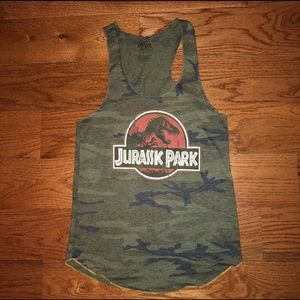 Jurassic Park camo tank